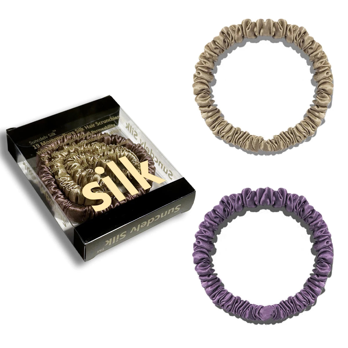 Silk Scrunchies (2PCS)
