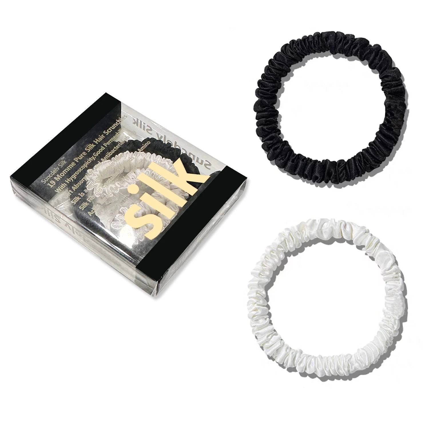 Silk Scrunchies (2PCS)