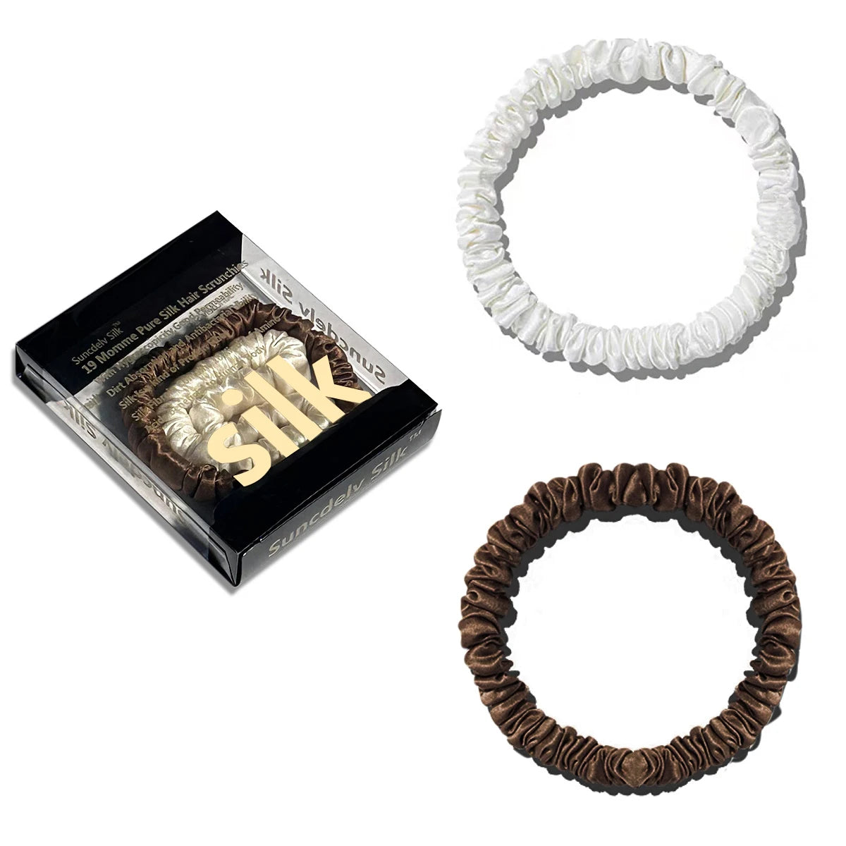 Silk Scrunchies (2PCS)
