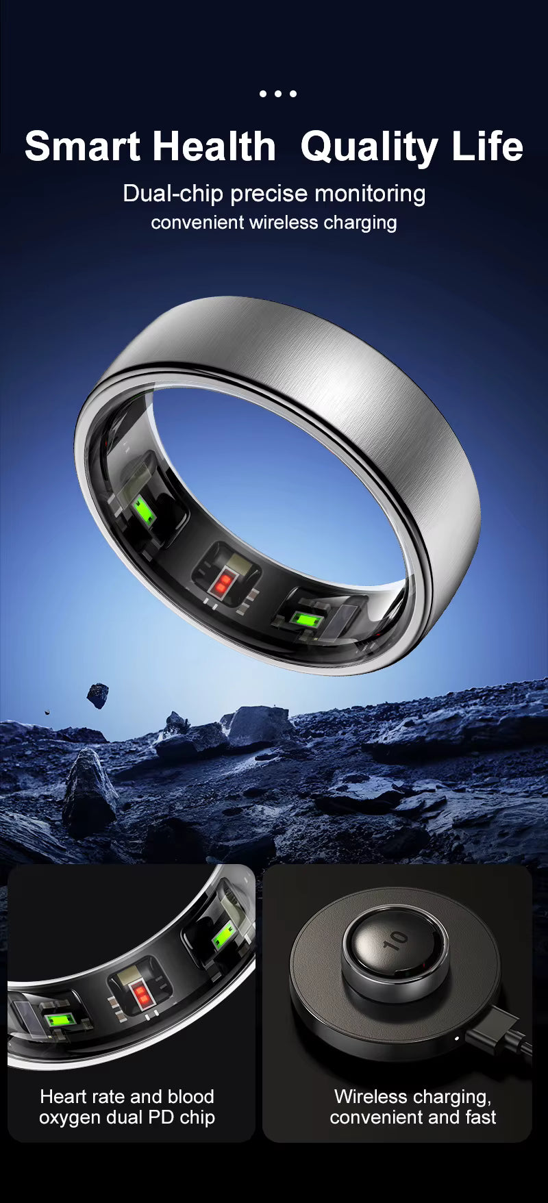 Uhoofit R10 Smart Ring