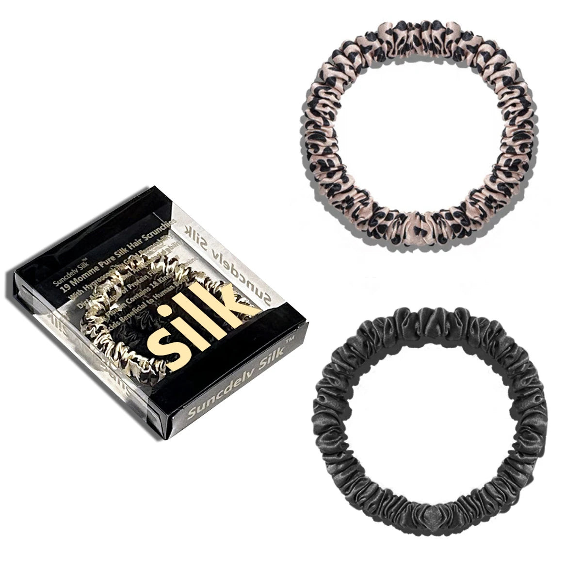 Silk Scrunchies (2PCS)