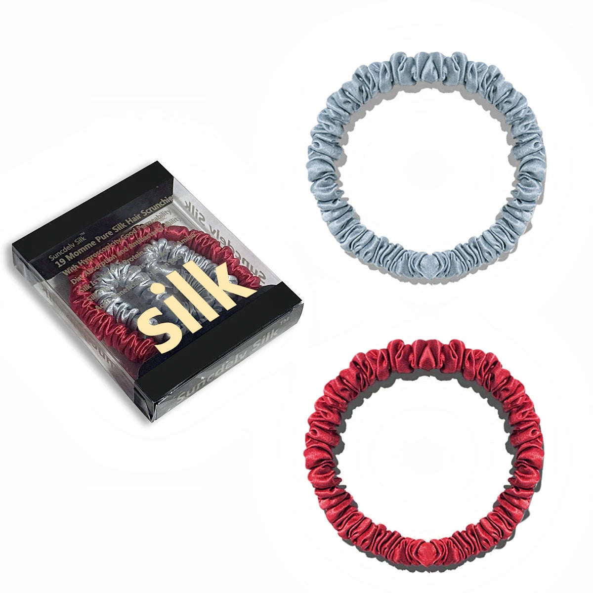 Silk Scrunchies (2PCS)