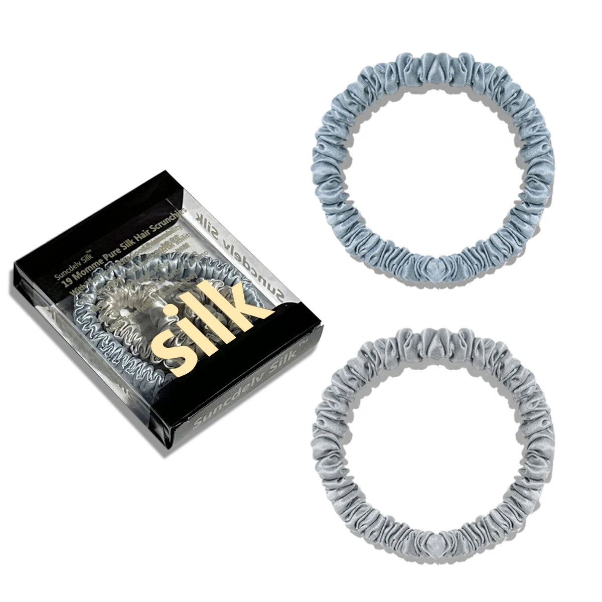 Silk Scrunchies (2PCS)