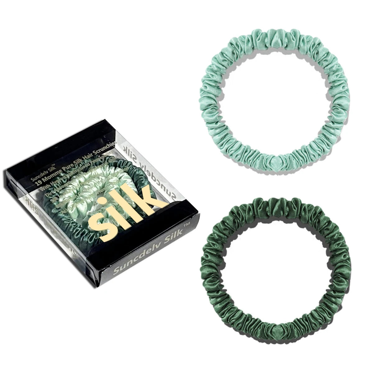 Silk Scrunchies (2PCS)