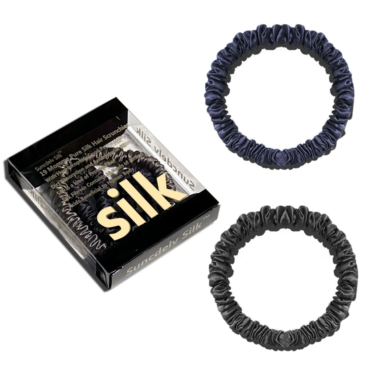 Silk Scrunchies (2PCS)